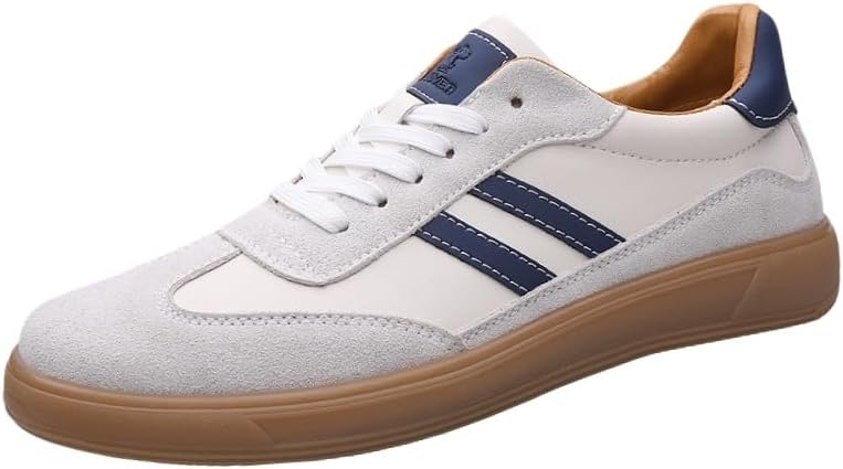 

Крупные удобные мужские спортивные кроссовки - противоскользящие, мягкие на шнуровке, повседневные, подходят для ежедневной прогулки на улице, ходьбы и отдыха Fmshi, бежевый