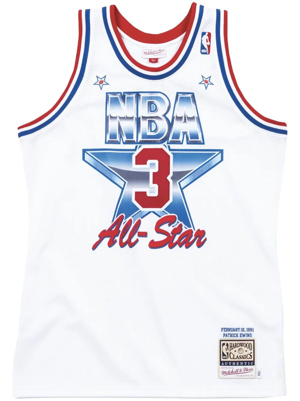 

Топ All Star East 1991-92 Patrick Ewing Mitchell & Ness, белый
