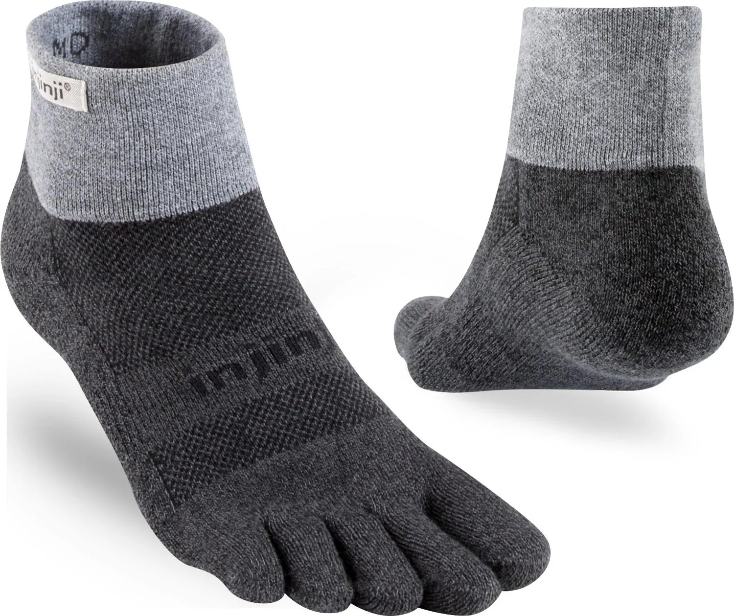 

Средние походные носки мини-кросс Injinji, Granite