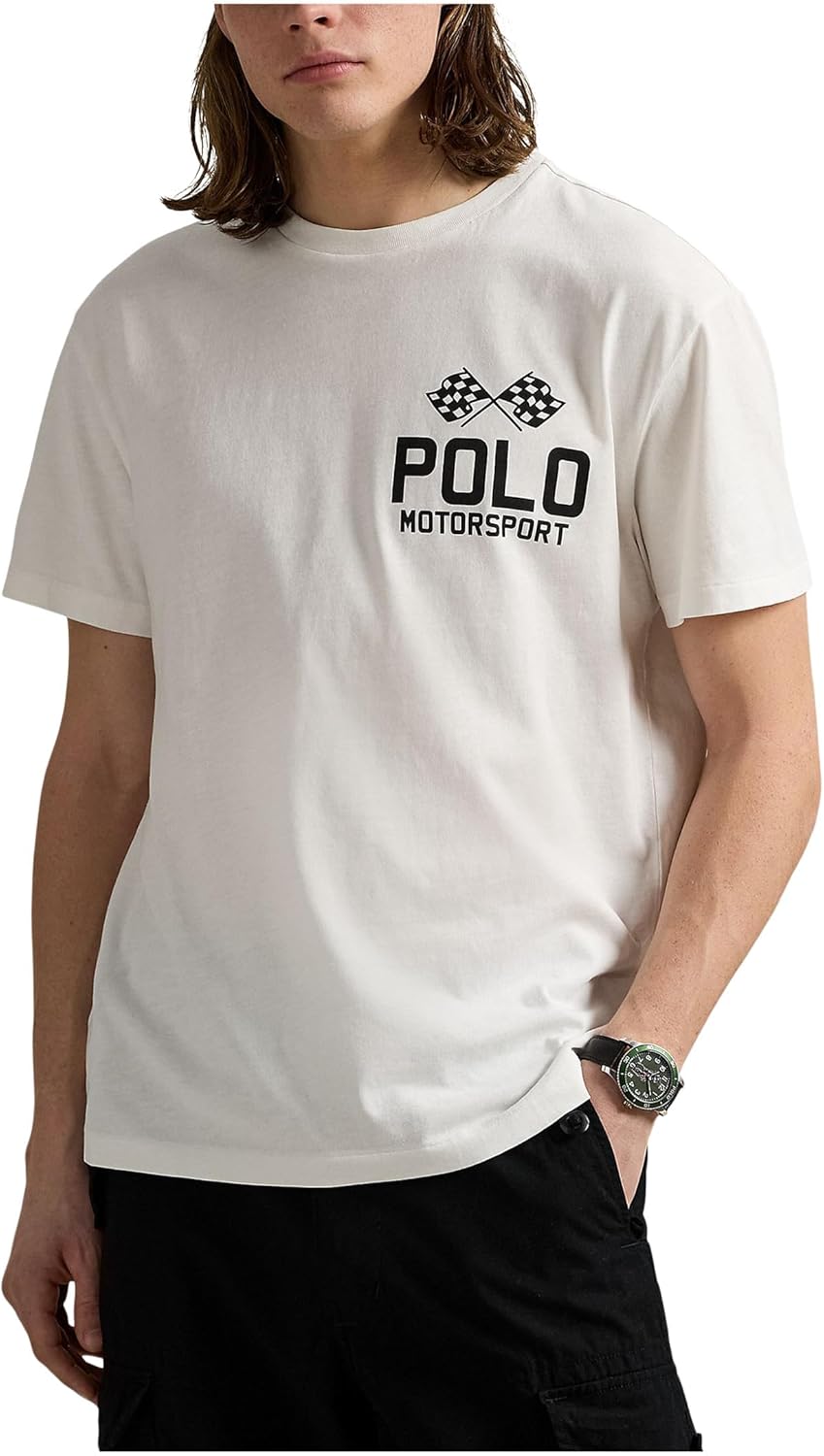 

Мужская футболка Polo Ralph Lauren Classic Fit Slub Jersey Graphic, Nevis