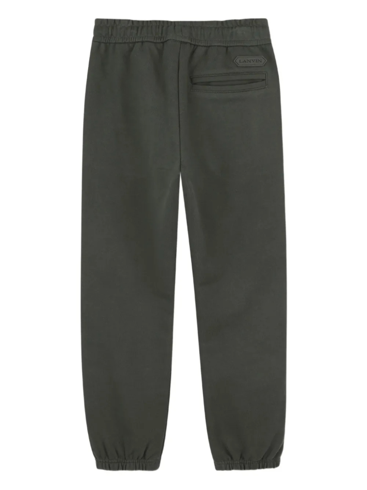 Lanvin Enfant спортивные брюки с эластичным поясом, зеленый — фото 2
