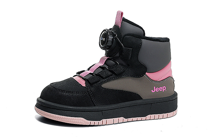 Детские повседневные туфли Kids' Jeep, черный розово-красный — фото 4