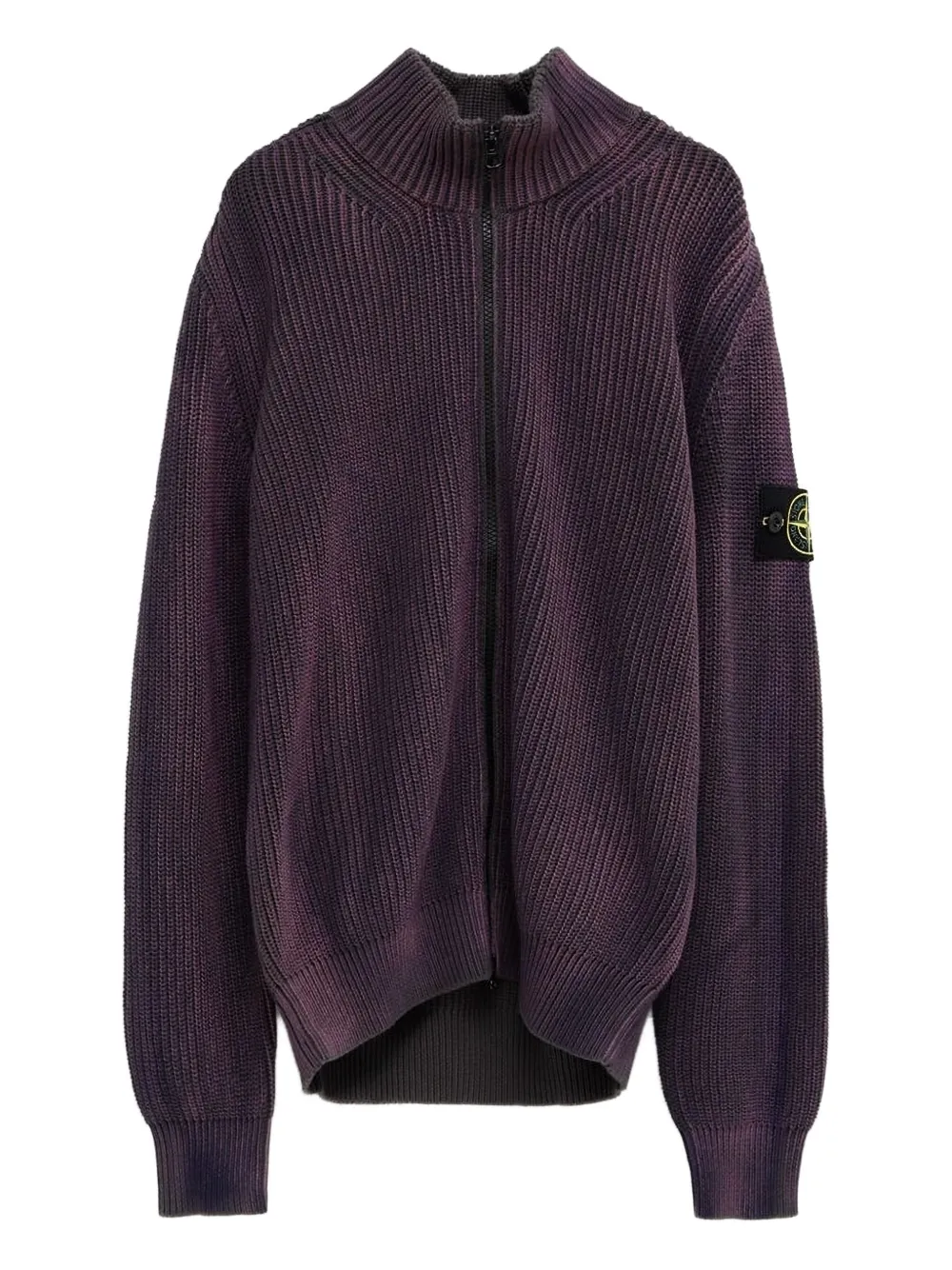

Кардиган в рубчик Stone Island, фиолетовый