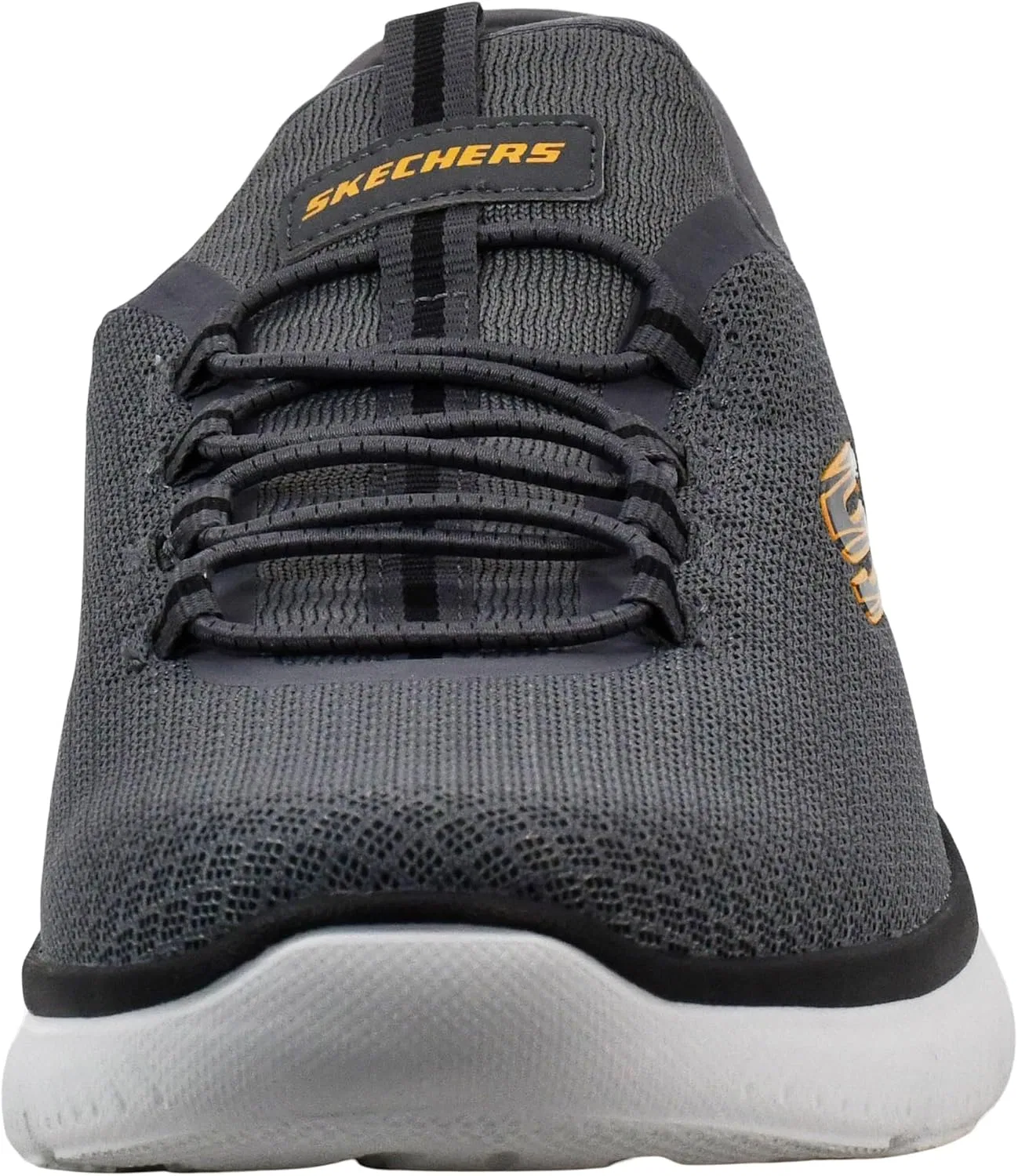 Кроссовки мужские Skechers, Charcoal/Orange — фото 2