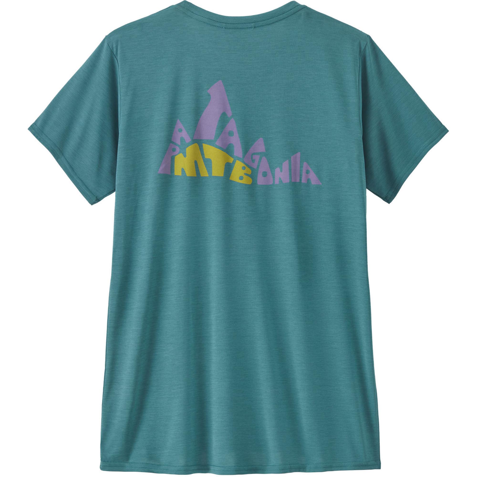 

Женская футболка Capilene Cool Daily Lands с графическим принтом Patagonia, Berm Logo/Wetland Blue X-Dye, Синий, Женская футболка Capilene Cool Daily Lands с графическим принтом Patagonia, Berm Logo/Wetland Blue X-Dye