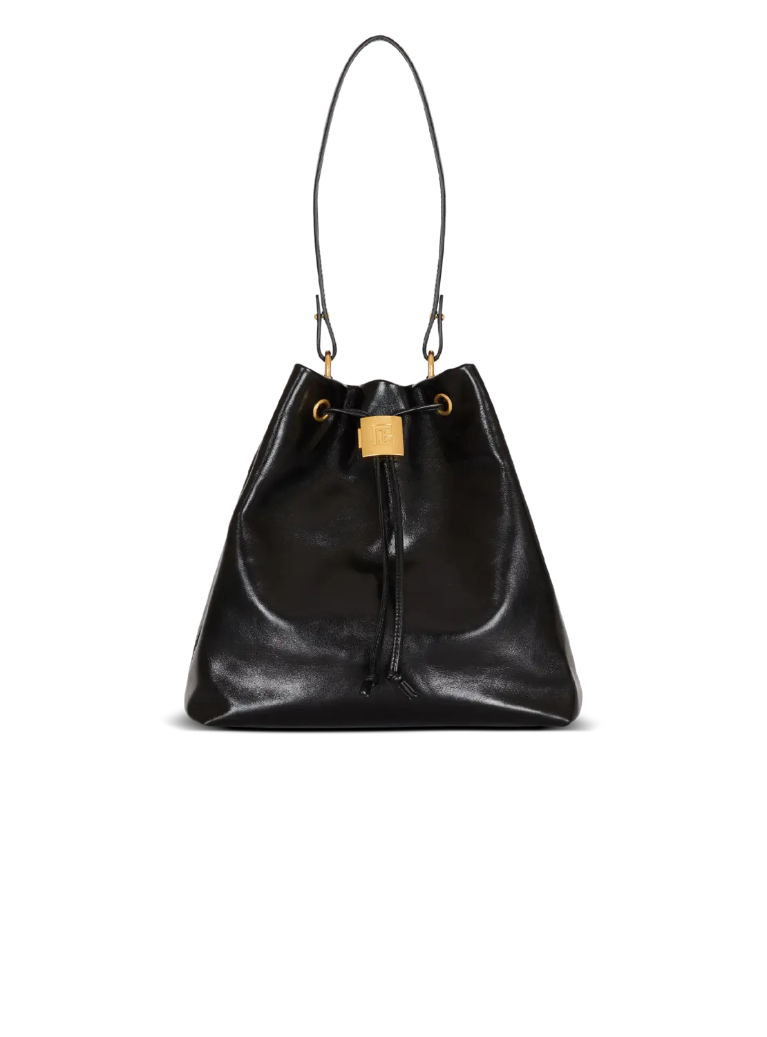 

Рюкзак Pulse из телячьей кожи Balmain, желтый/черный/розовый