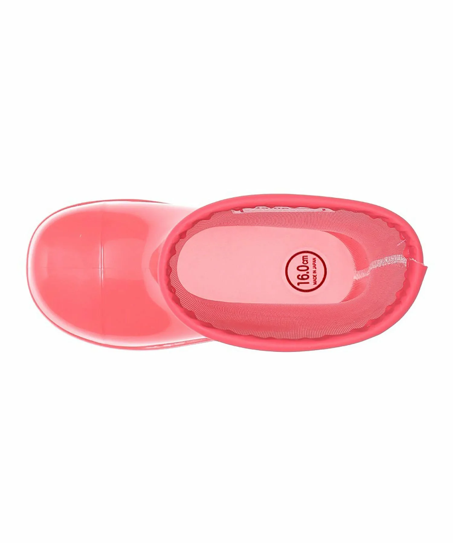 Детские резиновые сапоги MoonStar MS RB C65, производство Япония, размер 2E. Carrot, pink — фото 3