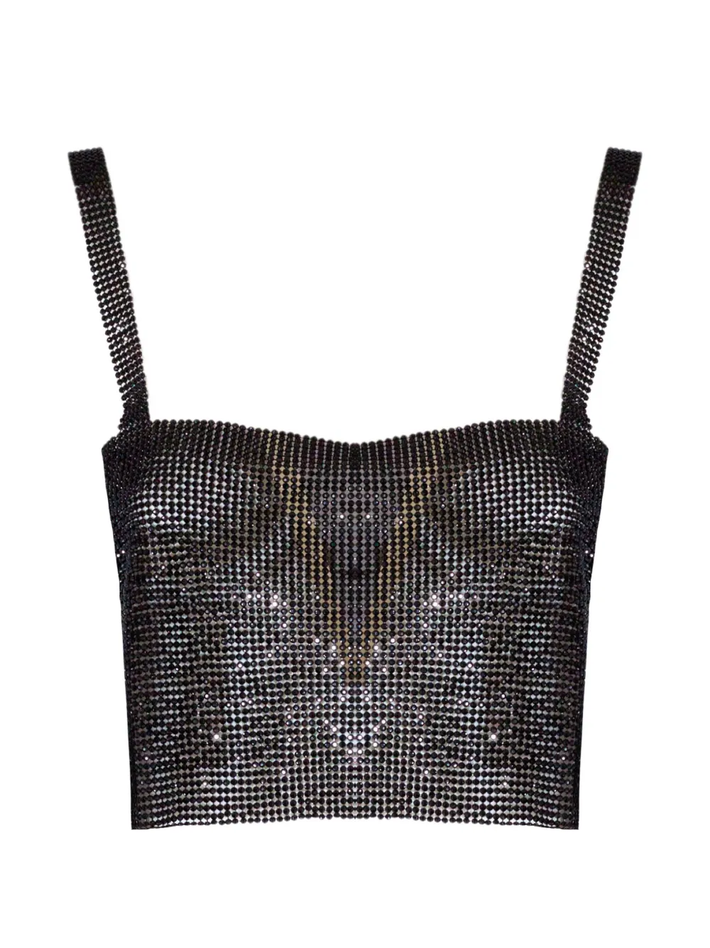 

Трикотажный топ с стразами Twenty Fourhaitch, черный