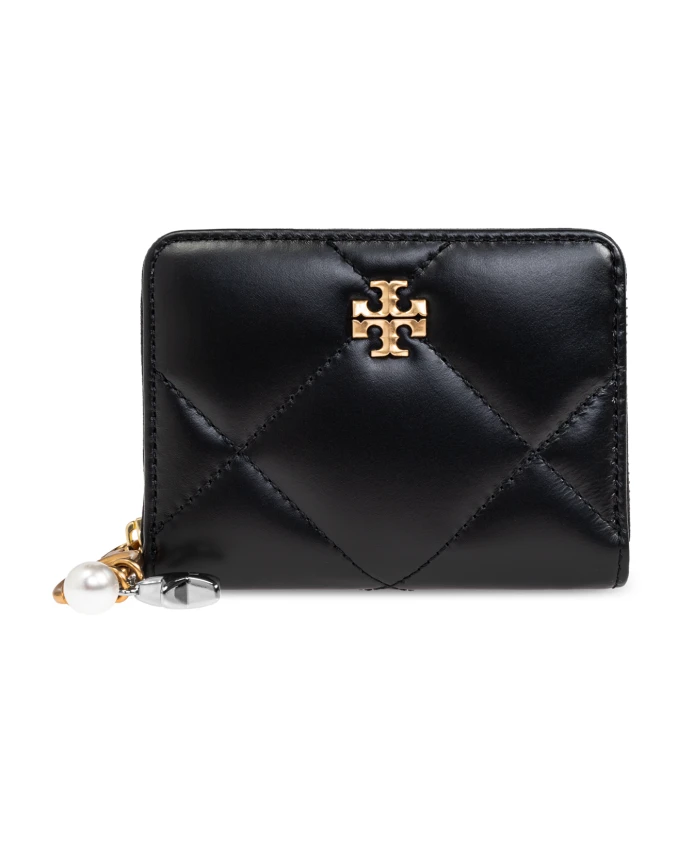 

Кожаный кошелек Tory Burch, черный