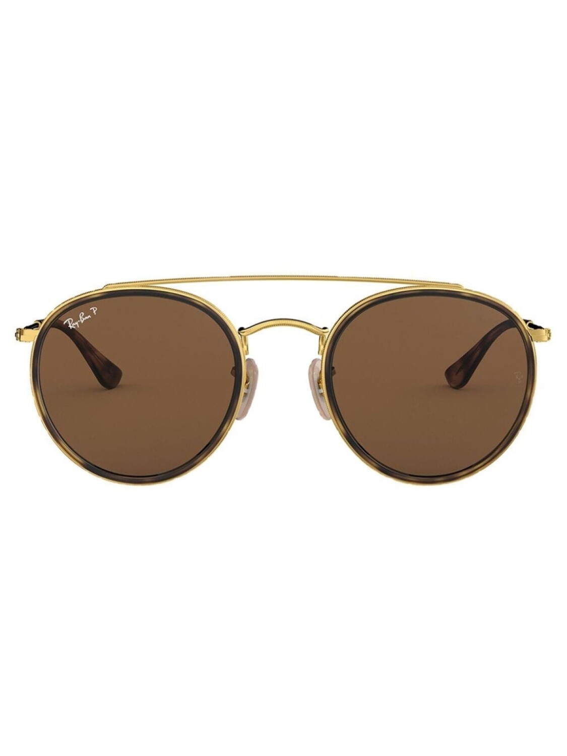 

Ray-Ban солнцезащитные очки-авиаторы, коричневый