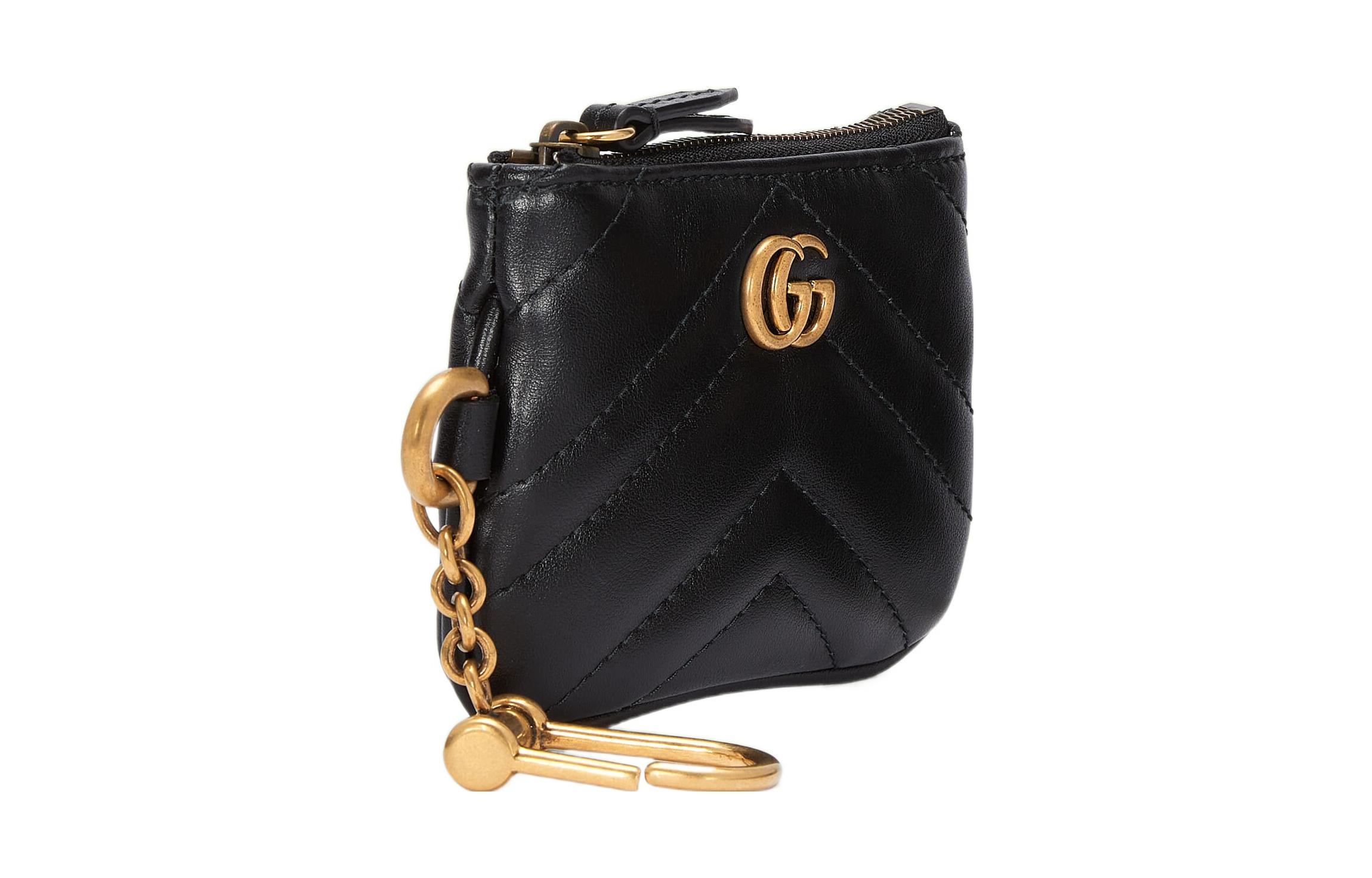 GUCCI Кошелёк GG Marmont для монет и ключей — фото 4