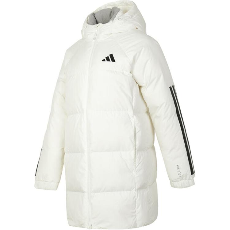 

Куртка пуховая женская белая Adidas, белая — включает носки