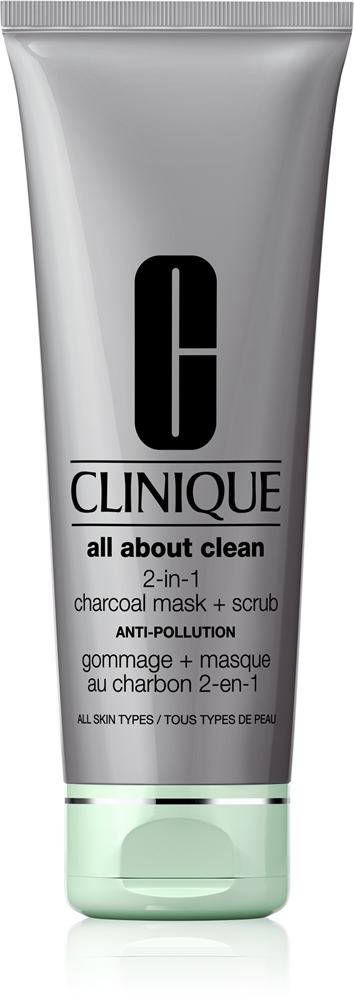 

Все о очищающей маске для лица 2-в-1 с углем и скрабом Clinique, 100 мл