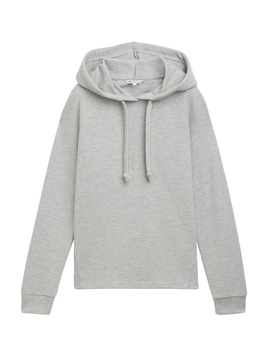 

Толстовка с капюшоном TOM TAILOR DENIM Sweatshirt, серый