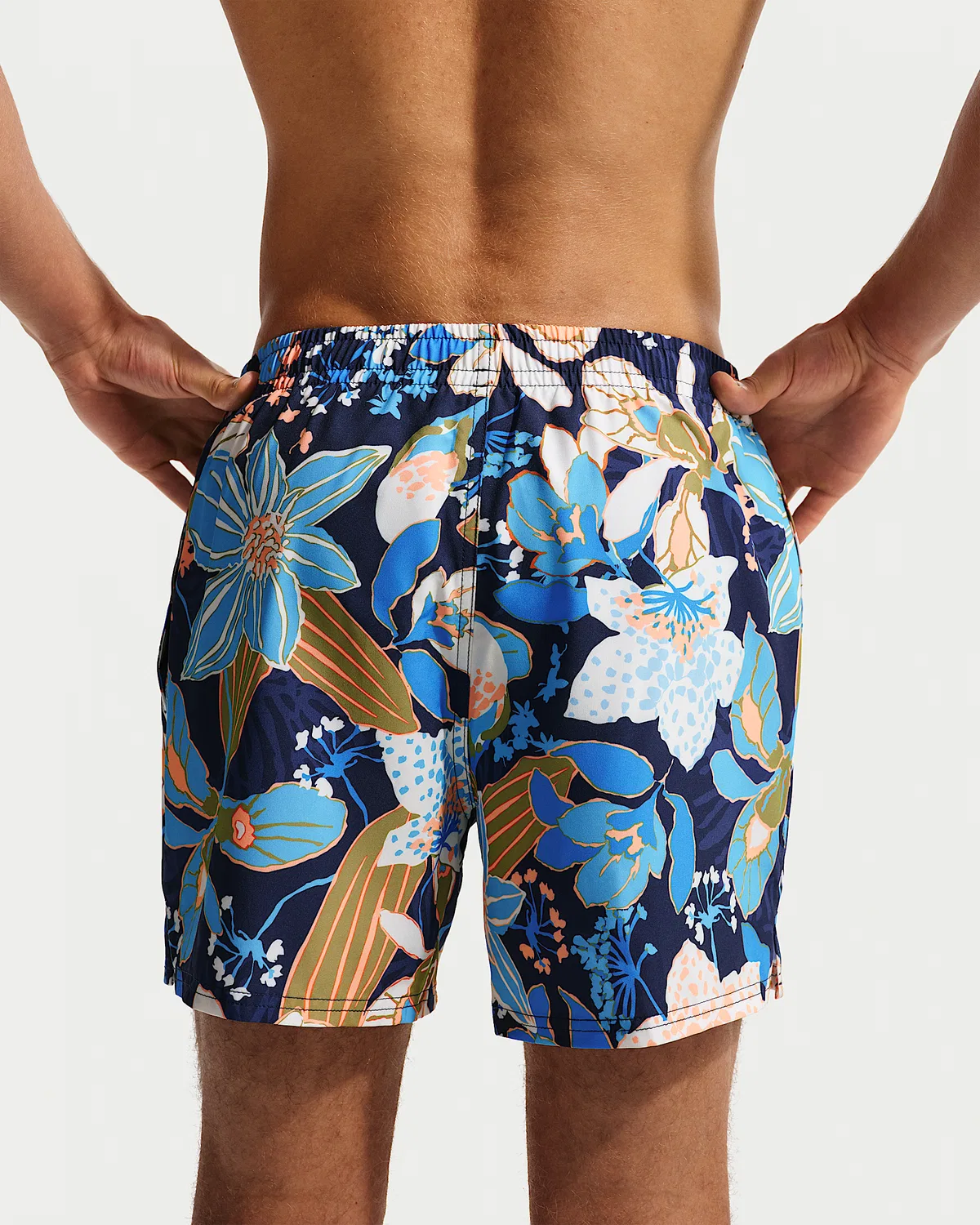 Мужские плавательные шорты Nike Swim Breaker 5" с подкладкой, Midnight Navy — фото 3
