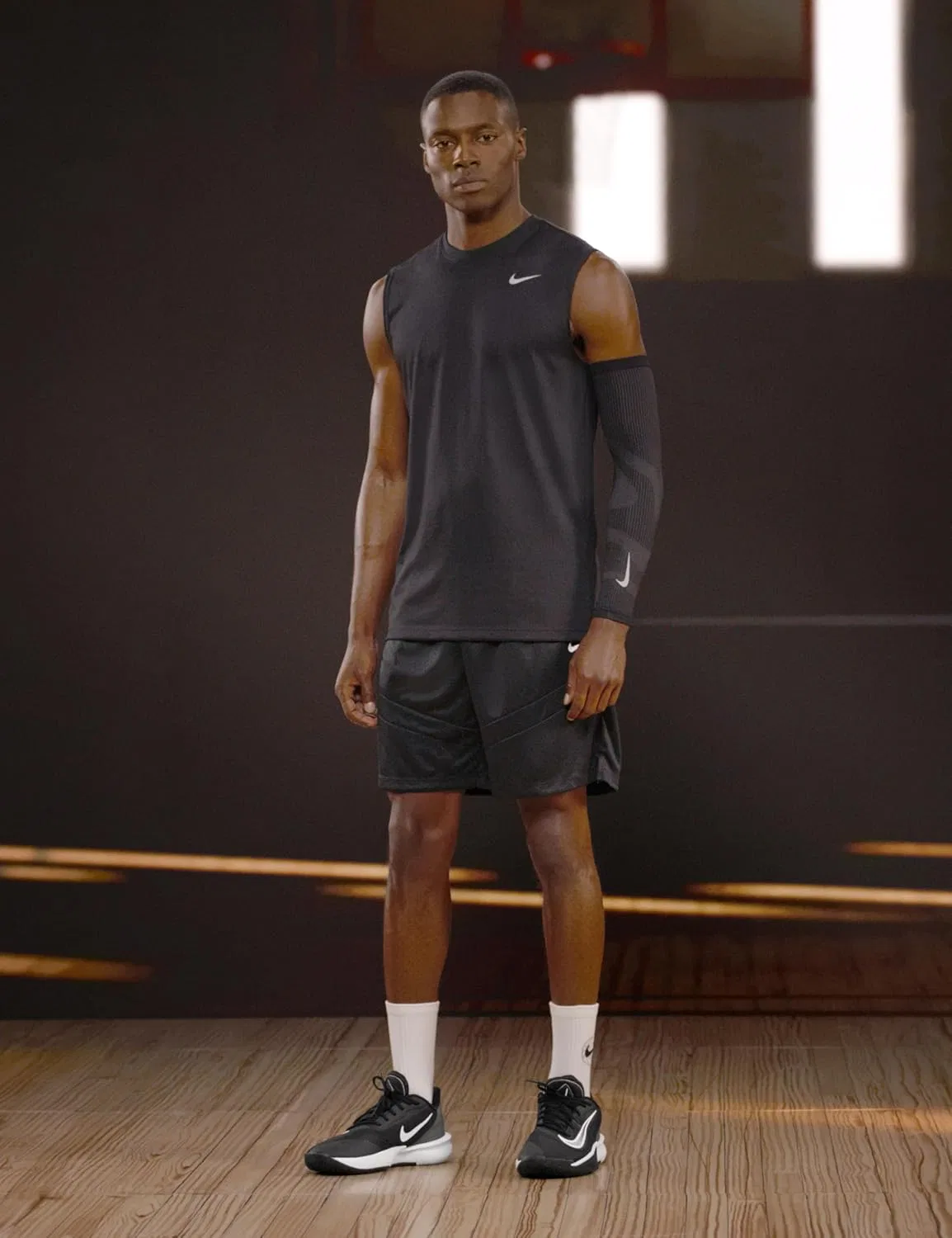 Баскетбольные кроссовки Nike Precision 7 HJ9153, Black White Iron Grey Smoke Grey — фото 3