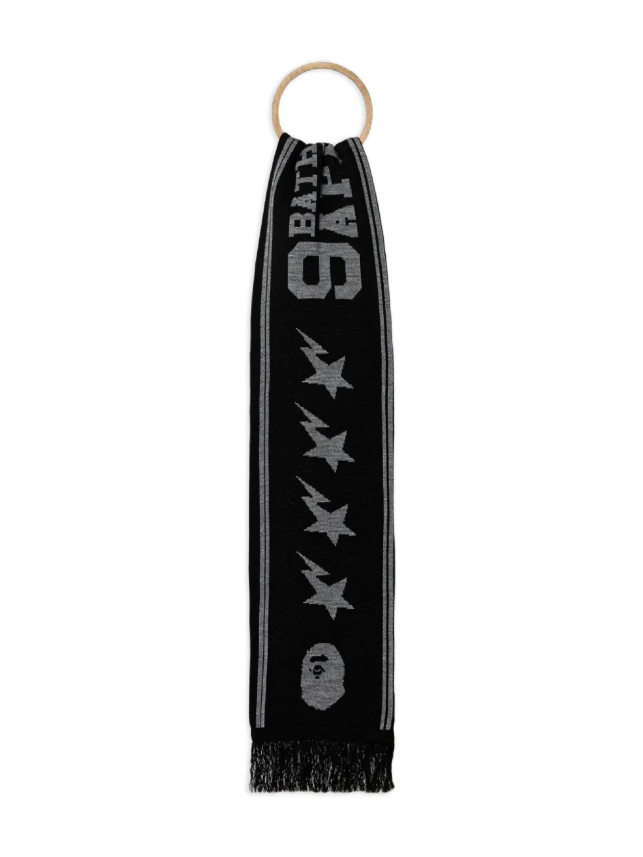 

Жаккардовый шарф с логотипом BATHING APE A Bathing Ape, черный