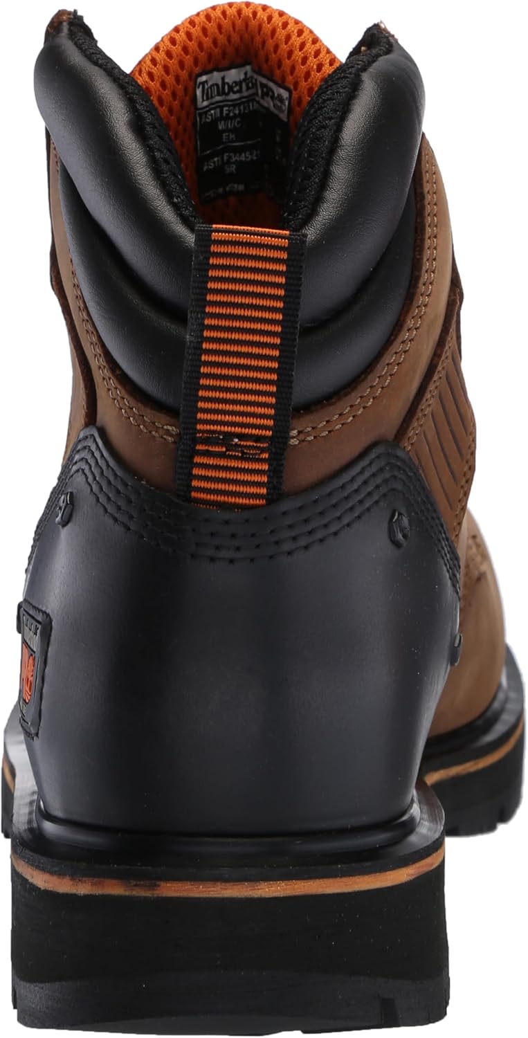 Мужские защитные ботинки Timberland PRO Ballast 6in со стальным носком, цвет Gaucho Saddleback — фото 3
