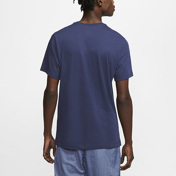 Футболка Nike AS Men's Nike Sportswear Tee ICON FUTURA MIDNIGHT Navy, цвет dark — фото 4