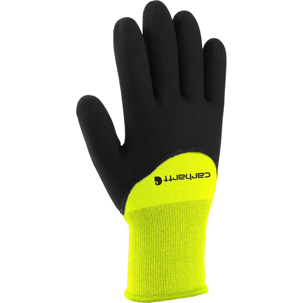 

Термо-подкладка полное покрытие нитриловая перчатка Carhartt Gloves, цвет high vis lime