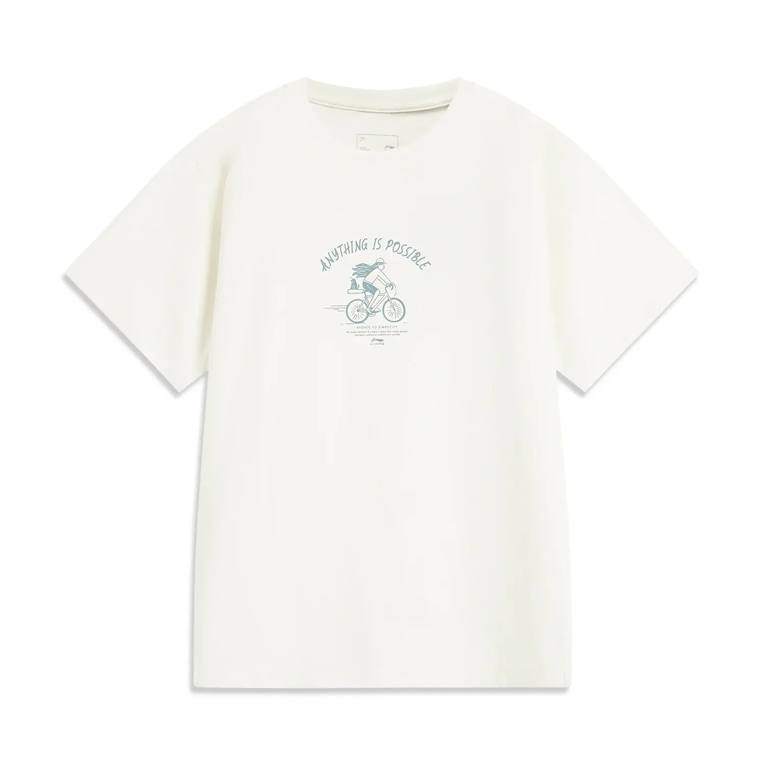 

Футболка Women's LINING, экрю, Белый, Футболка Women's LINING, экрю