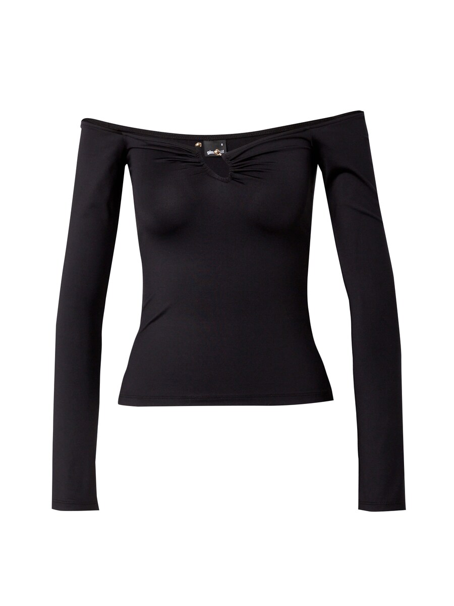 

Лонгслив Gina Tricot Shirt, черный