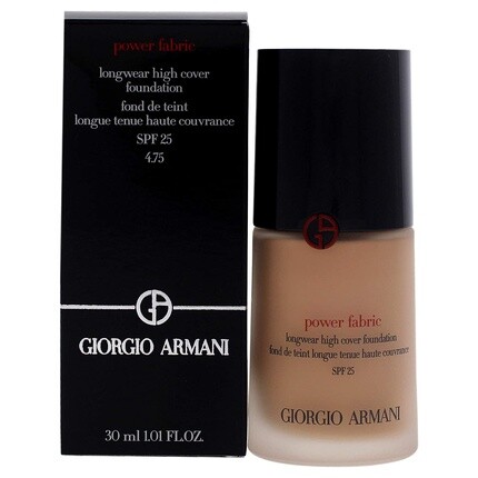 

Тональная основа Power Fabric Longwear High Cover SPF 25 1 унция - оттенок 4.75 для женщин Giorgio Armani