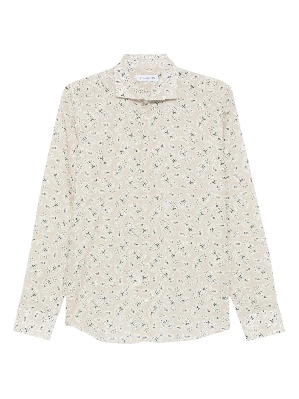 

Рубашка с принтом пейсли Manuel Ritz, нейтральный
