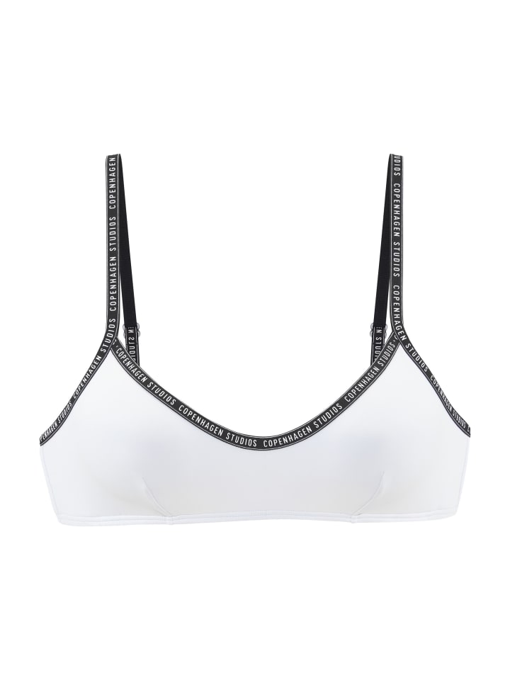 

Copenhagen Studios Бикини-топ бюстье белого цвета