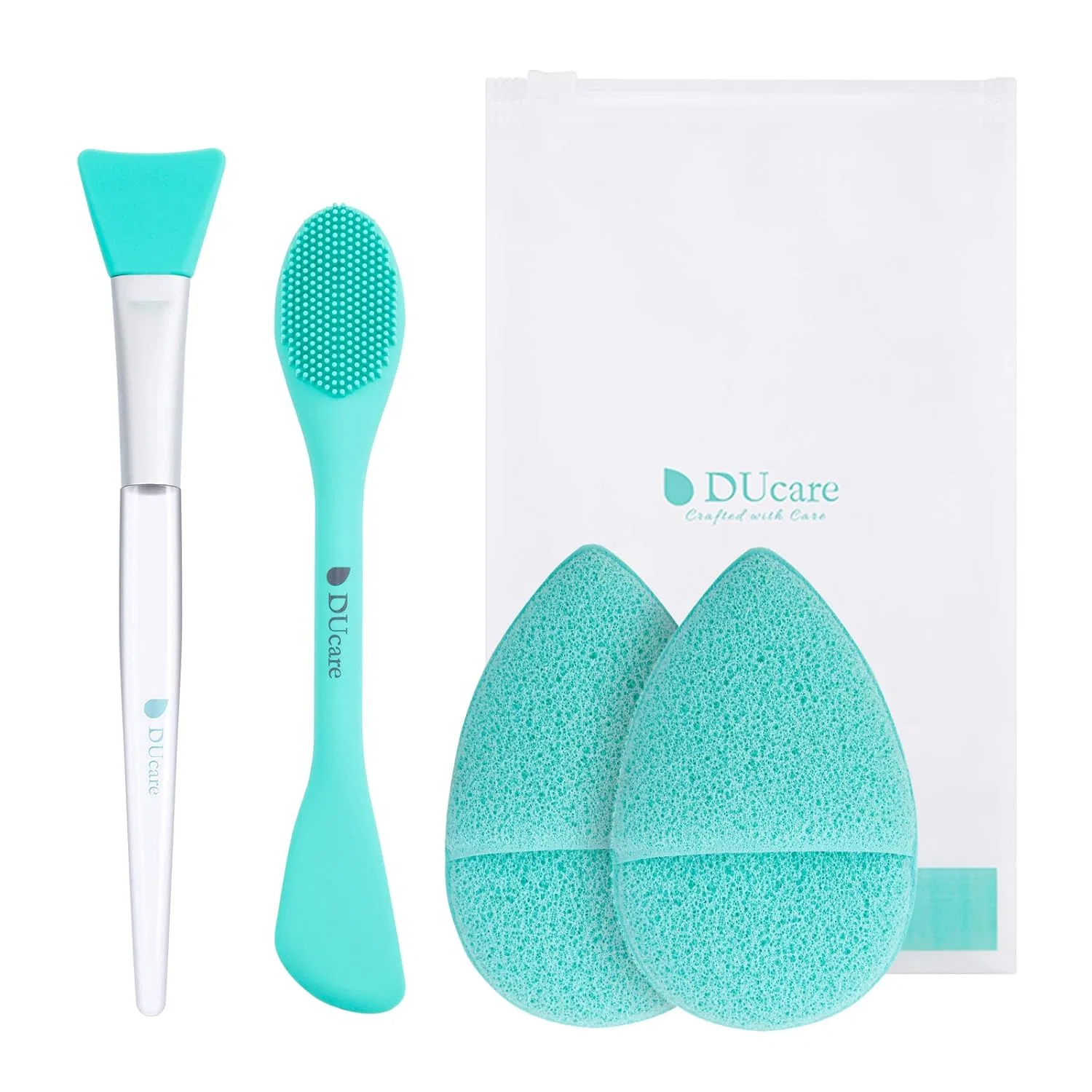 Силиконовая кисть DUcare 4-в-1 для масок и очищения лица Ducare, 4-In-1 Face Mask Brush
