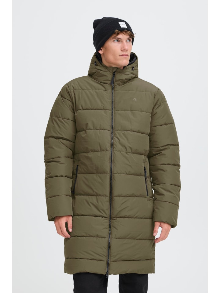 

North Bend Длинное пальто NBAmare M зеленого цвета