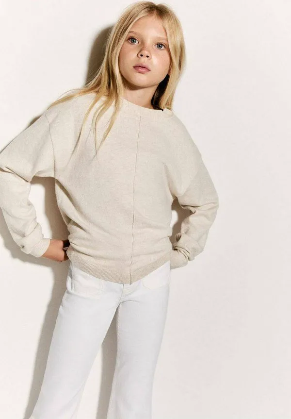 Детский свитер Mango Kids, Beige