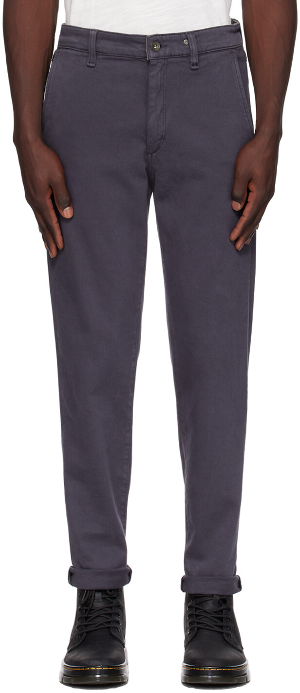 

Темно-синие брюки Rag & Bone Fit 2, Синий, Темно-синие брюки Rag & Bone Fit 2