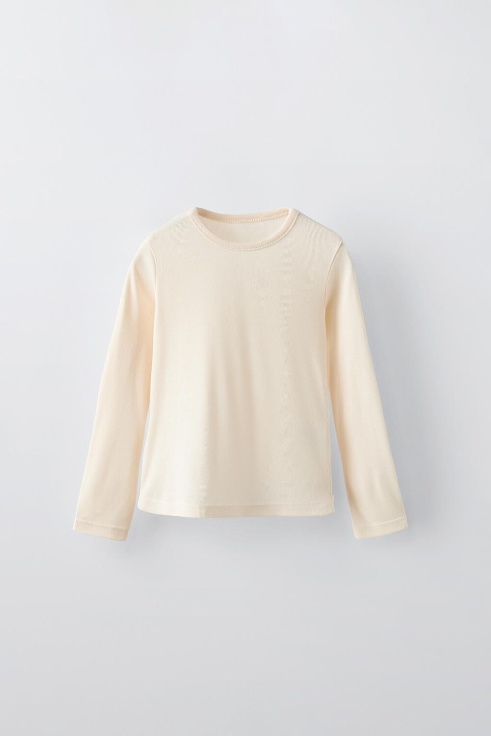 

Легкая футболка ZARA, экрю