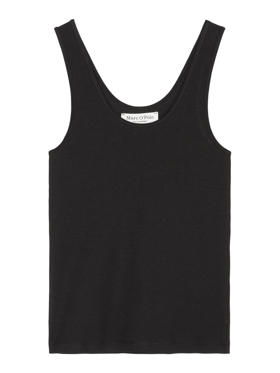 

Майка Marc O'Polo Top Iconic Rib, черный