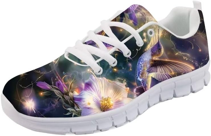 

Кроссовки Forchrinse Shining Galaxy синие, легкие для бега, с нескользящей подошвой и мягкие для ходьбы, повседневные спортивные обувь