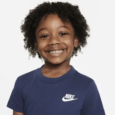 Футболка Nike Sportswear Toddler T-Shirt, темно-синий — фото 3