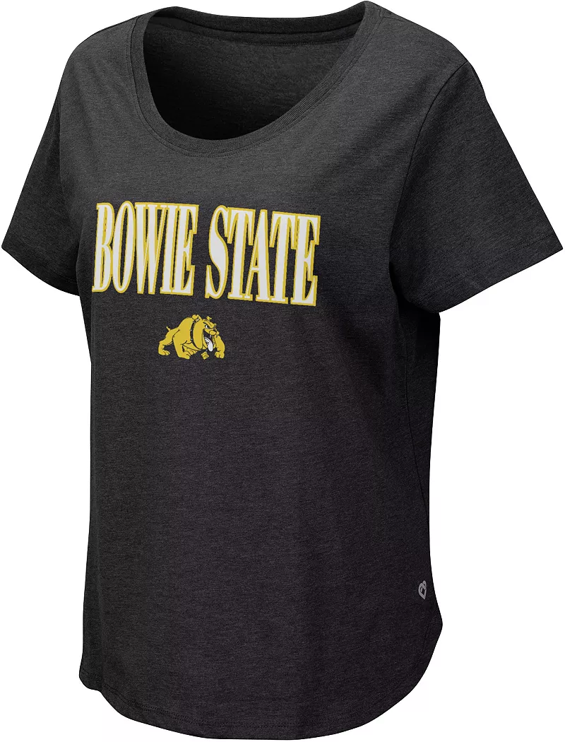 

Женская черная футболка Colosseum Bowie State Bulldogs