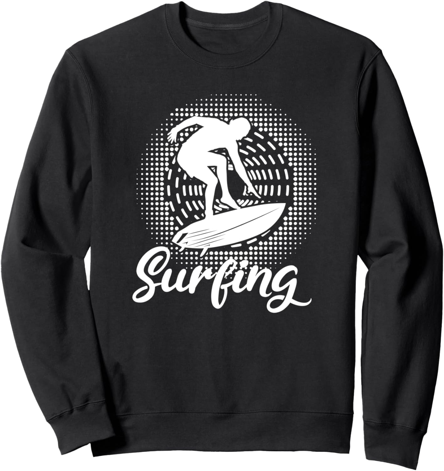 

Серфинг - Забавная толстовка для серферов Surfing Funny, черный