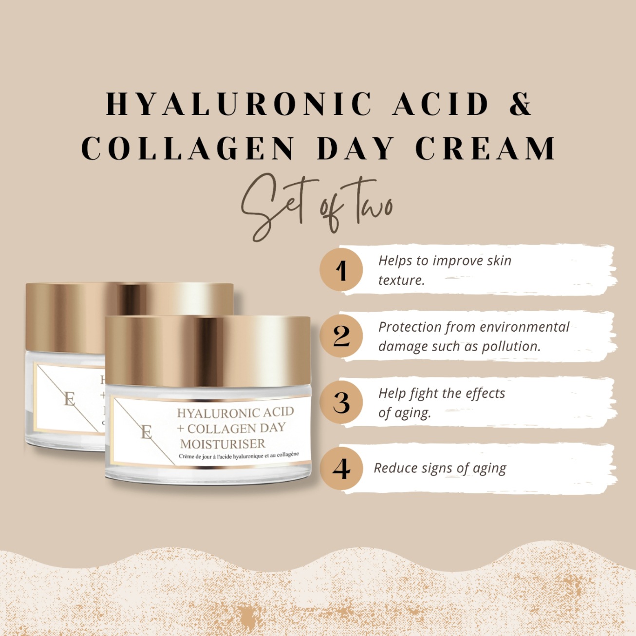 Набор ErthSkin London — Дневной крем hyaluron collagen duo , количество 1 шт — фото 2