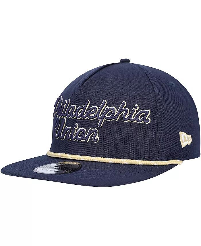 

Мужская регулируемая шапка темно-синего цвета с надписью Philadelphia Union Script Golfer New Era, синий