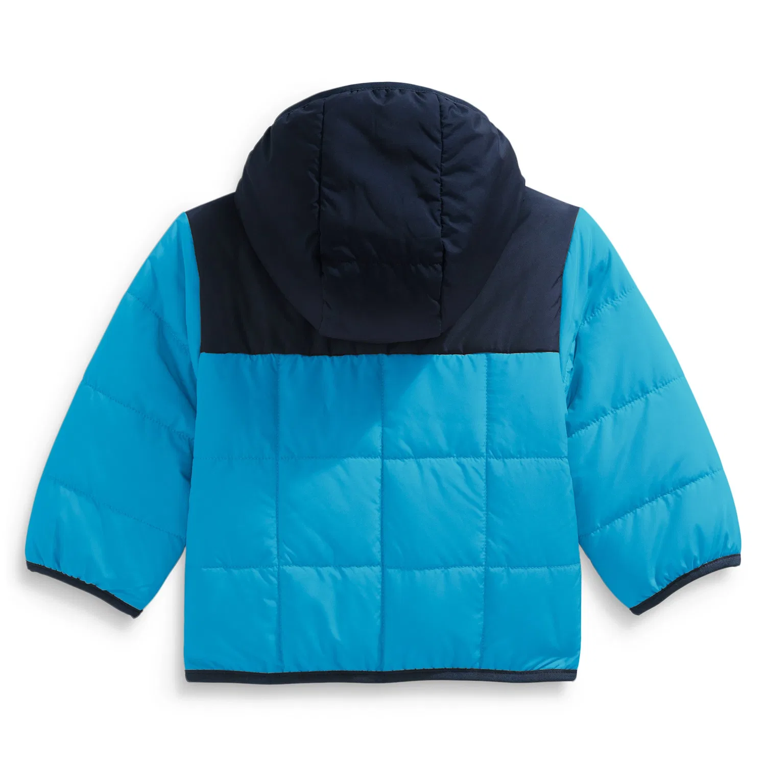 Куртка детская утепленная с капюшоном на молнии двусторонняя Shasta The North Face, Meridian Blue/Summit Navy — фото 3