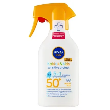 Солнцезащитный спрей для детей Nivea Sun Kids Sensitive Protection SPF 50
