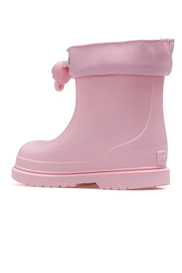 Детские ботинки для девочек из эко-кожи Bımbı unicorn girls' daily boots Igor, Pink — фото 3