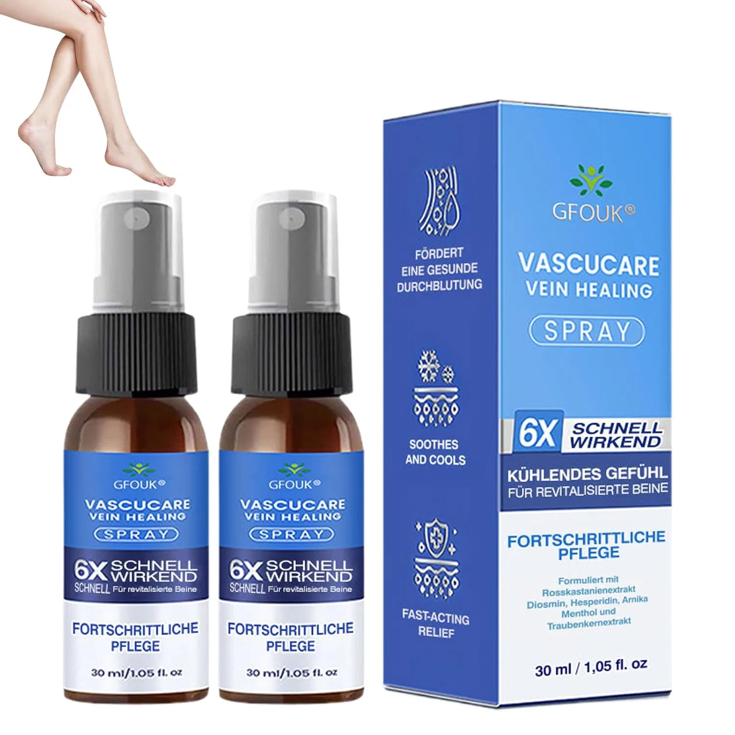 Крем для тела VascuCare от DITU, 30 г, 2 флакона