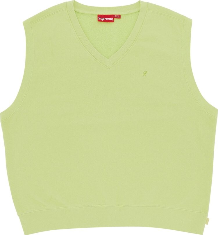 

Толстовка Supreme Sweatshirt Vest 'Lime', зеленый
