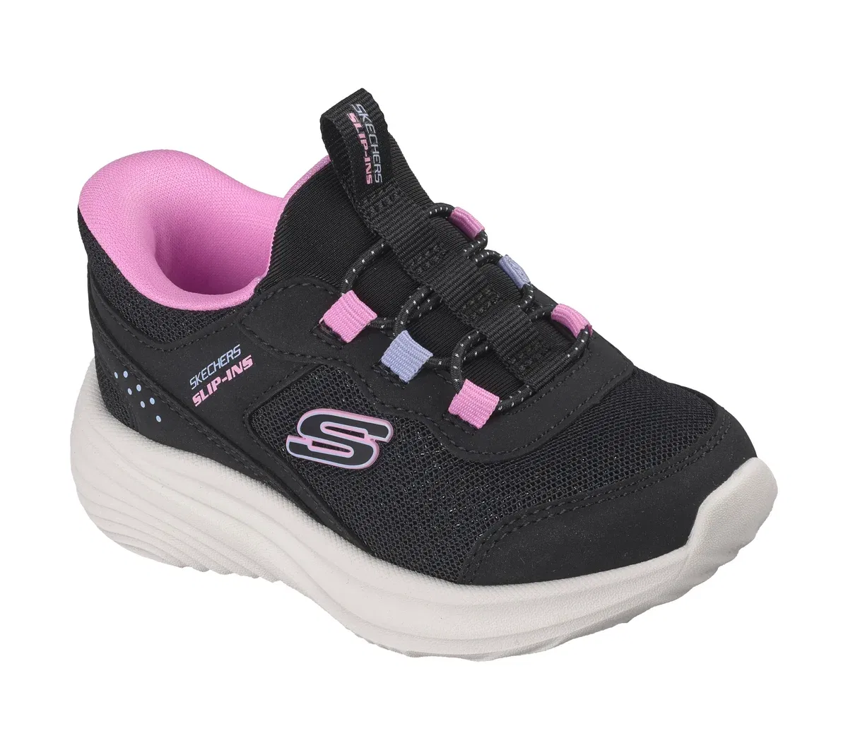 Детские слипоны Bounder Pro - Step One Skechers, черный — фото 4