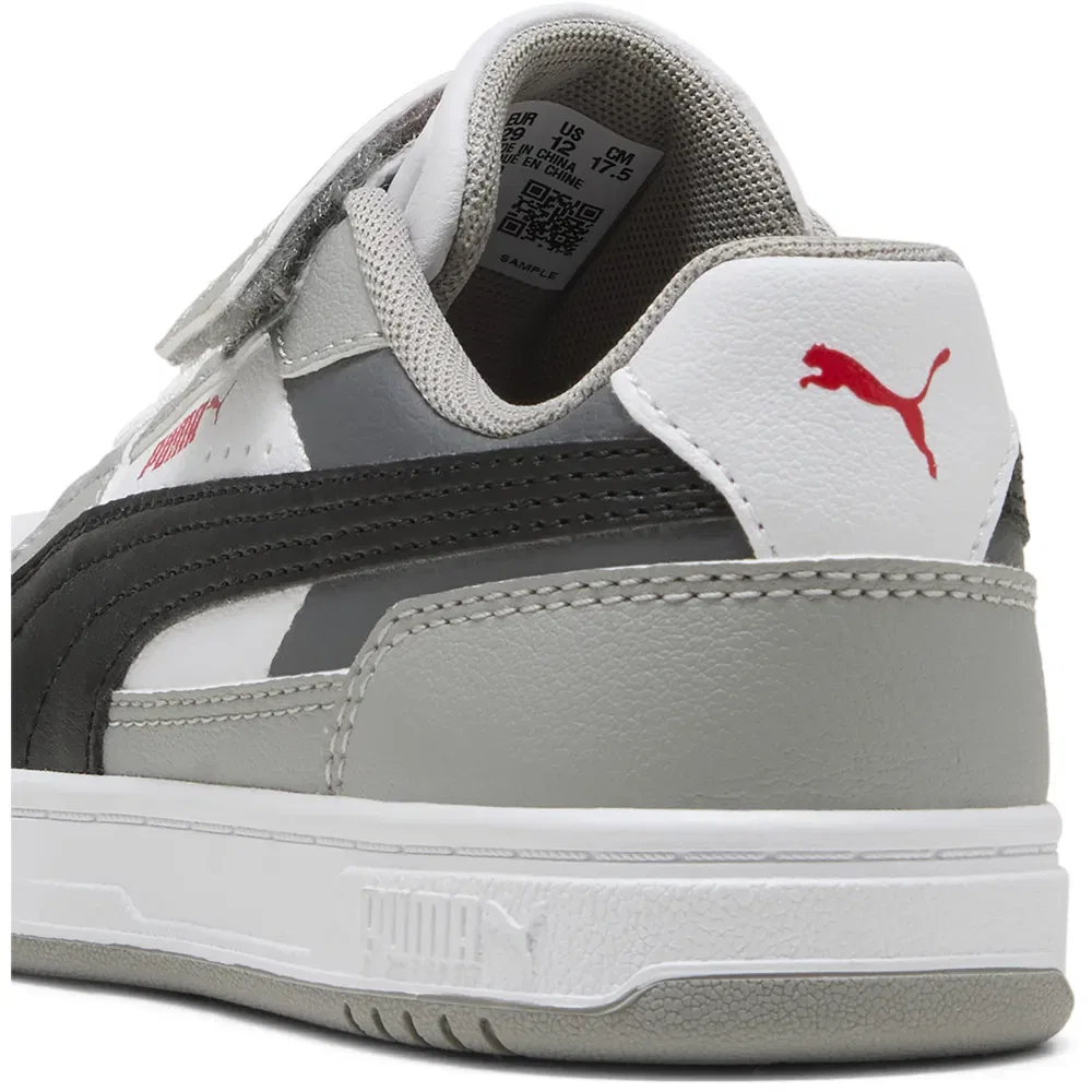 Детские кроссовки для девочек с ретро-дизайном Puma Caven III Block AC+ Puma, White — фото 4
