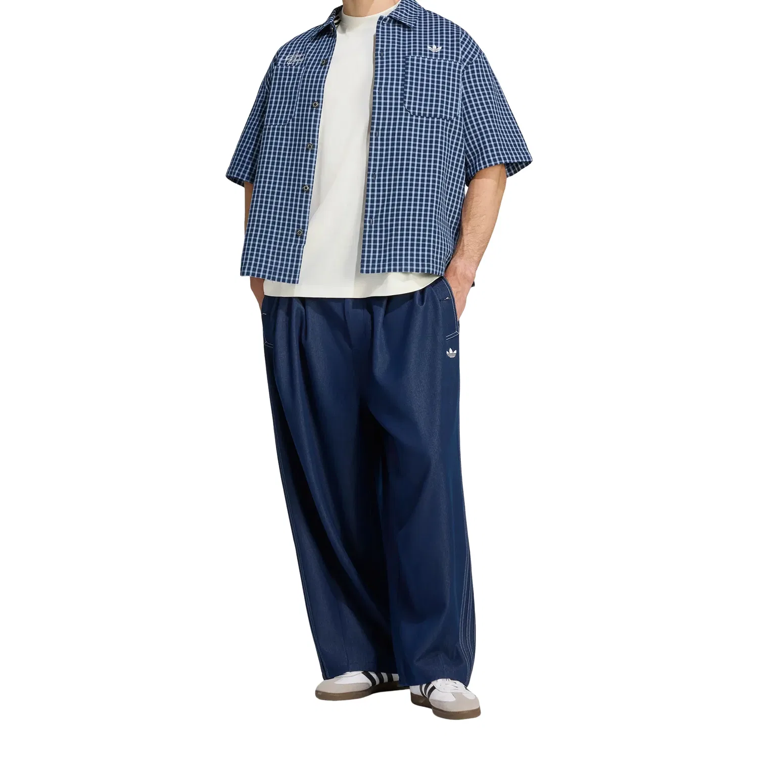 Мужские брюки Pants Asia Sizing 'Night Indigo' adidas, Night Indigo — фото 4