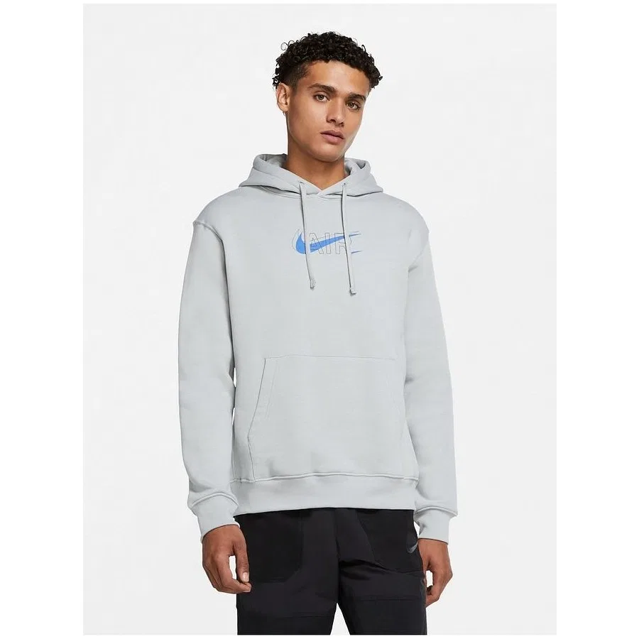 Мужской худи с капюшоном из флиса Sportswear Nike, Серый